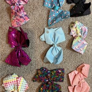 Jojo Siwa Colorful Kids Hair Bow Set